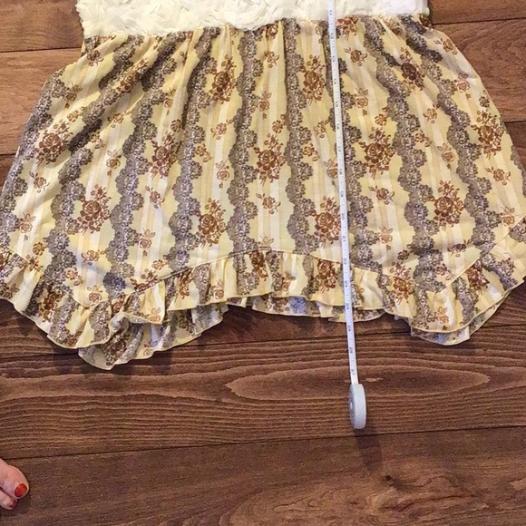 Axes Femme handkerchief hem top with embellished bodice - Picture 8 of 8